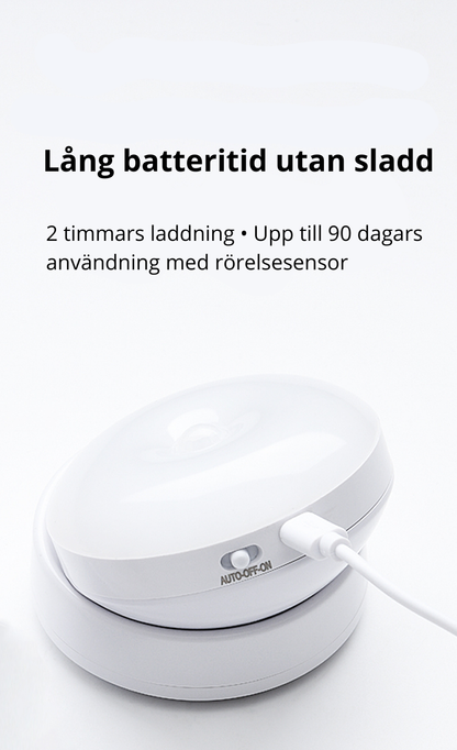 Lumori Rotate™ – Rörelsesensor LED-lampa med 360° justerbar vinkel