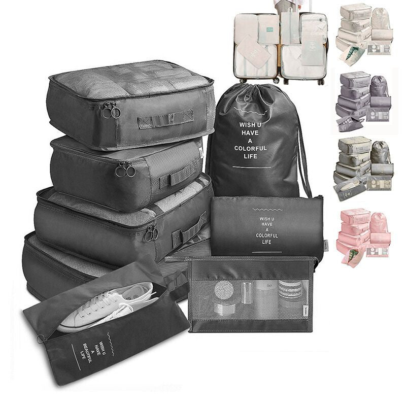 TravelCube Pro™ – 8-delars Packningskuber för Smidig Reseförvaring