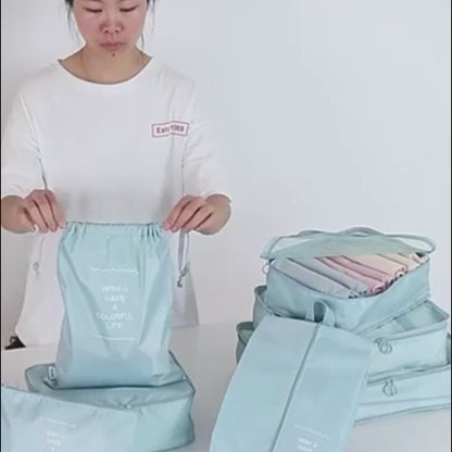 TravelCube Pro™ – 8-delars Packningskuber för Smidig Reseförvaring